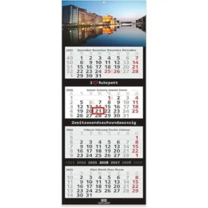 4-Month Wall Calendar 2022 Large Format 33 x 90 cm with Attractive Austrian Picture Motif