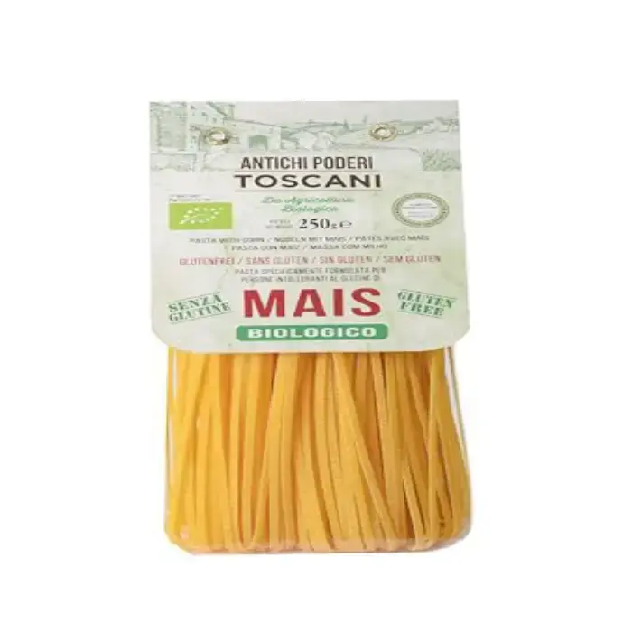 Antichi Poderi Toscani - Gluten Free Bio Organic Corn Pasta – Linguine – Made with Durum Wheat Semolina -250 gr