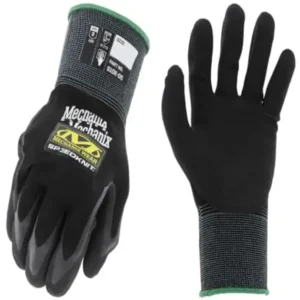 Mechanix Wear Utility Work Gloves Abrasion Resistant, (Large, Black)