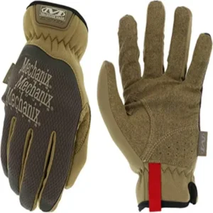 Mechanix Wear Secure Fit, Multi-Purpose Use, Safety Gloves for Men (Brown, Medium)