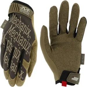 Mechanix Wear Work Glove Synthetic Leather Multi-Purpose Use (Brown, Large)