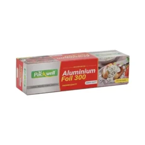 Packwell Aluminium foil Heavy Duty 30 cm 900 GRM 1 roll BPA free Anti-Bacterial Anti-Fungal PWAF301001