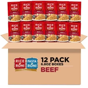 Quaker Rice A Roni, Beef, 6.8oz Boxes (12 Pack)