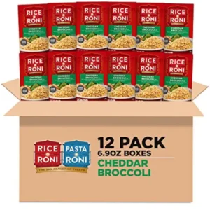 Rice-A-Roni, Cheddar Broccoli, 6.9oz Boxes (12 Pack)
