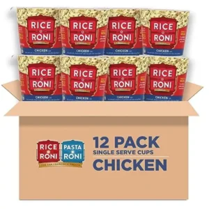 Rice-A-Roni Rice a Roni Cups, Chicken, Individual Cup, 1.97 Ounce (Pack of 12)