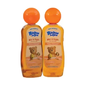 Ricitos de Oro Baby Shampoo Cleansing Shampoo with Natural Extract No more tears Hypoallergenic 2Pack of 13.5 FL Oz Bottles., White, Honey, 2 Count, (Pack of 2)