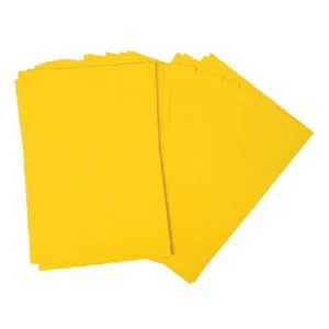 A4-Size Coloured Crafts Sheets 120-180 GSM (Dark Yellow)