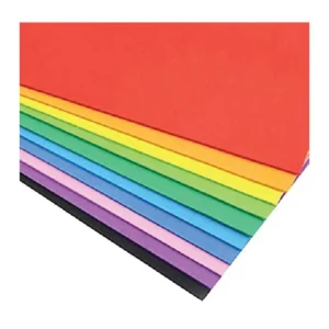 EVA Foam Multicolour Sheets of Size 2mm Thickness. Pack of 10 Assorted Colours (A4-10 SHEETS)