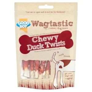WAGTASTIC CHEWY DUCK TWISTS 70G