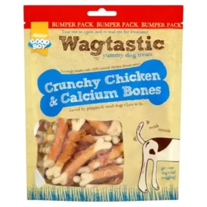 WAGTASTIC CHICKEN & CALCIUM BONES 350G