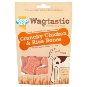 WAGTASTIC CHICKEN & RICE BONES 70G