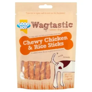WAGTASTIC CHICKEN & RICE STICKS 70G