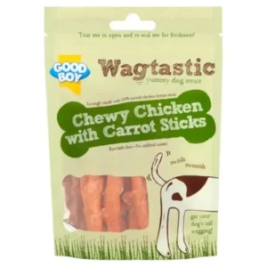 Wagtastic Chicken/Carrot Sticks 70g