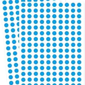 Yeachlaing 0.25 Inch 12 Assorted Colors Circle Dot Labels, Coding Sticker Adhesive Colored Sticker Solid Color Round Sticker for Coloring, Marking, Organizing (7200 Pieces)