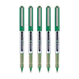 uni-ball Eye UB150 Roller Pen (Green Ink, Pack of 5)