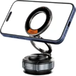 360 Rotating Magnetic Phone Holder for Car Dashboard, Vacuum Suction Mount with Adhesive Pad, Hands-Free, SD07